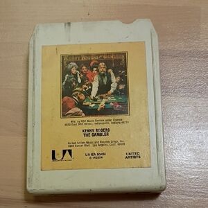 VINTAGE Kenny Rogers "The Gambler" 8-Track Tape United Artist UA-EA934H 1978